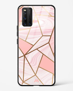 Liquid Marble in Pink Glass Case Phone Cover (Vivo)
