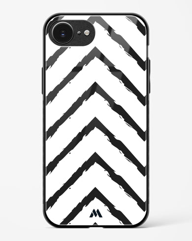 Calligraphic Zig Zags Glass Case Phone Cover (Apple)