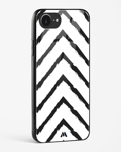 Calligraphic Zig Zags Glass Case Phone Cover (Apple)