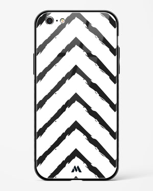 Calligraphic Zig Zags Glass Case Phone Cover (Apple)