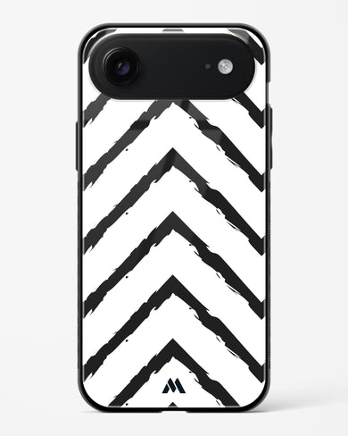 Calligraphic Zig Zags Glass Case Phone Cover (Apple)