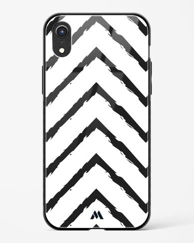 Calligraphic Zig Zags Glass Case Phone Cover (Apple)