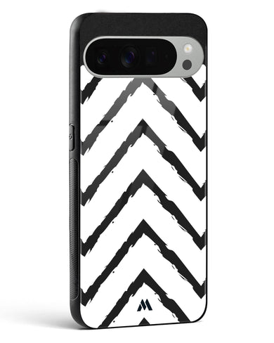 Calligraphic Zig Zags Glass Case Phone Cover (Google)