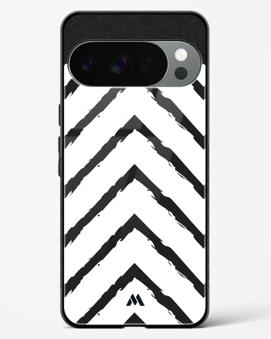 Calligraphic Zig Zags Glass Case Phone Cover (Google)