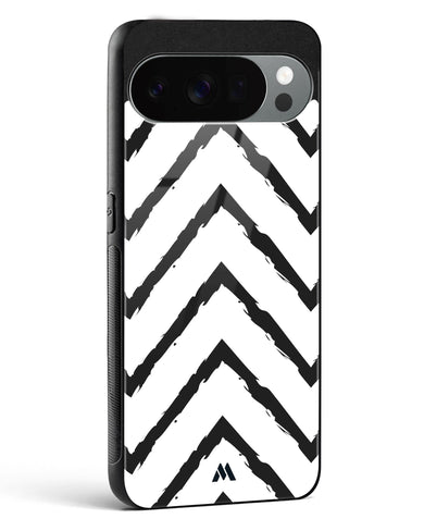 Calligraphic Zig Zags Glass Case Phone Cover (Google)