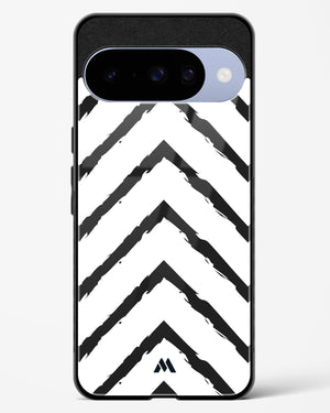 Calligraphic Zig Zags Glass Case Phone Cover (Google)