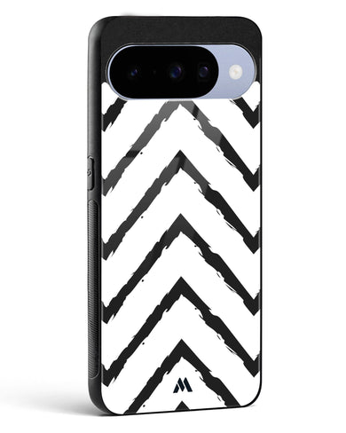 Calligraphic Zig Zags Glass Case Phone Cover (Google)