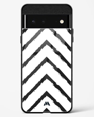 Calligraphic Zig Zags Glass Case Phone Cover (Google)