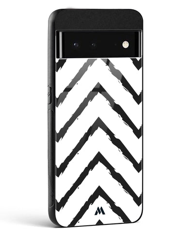 Calligraphic Zig Zags Glass Case Phone Cover (Google)