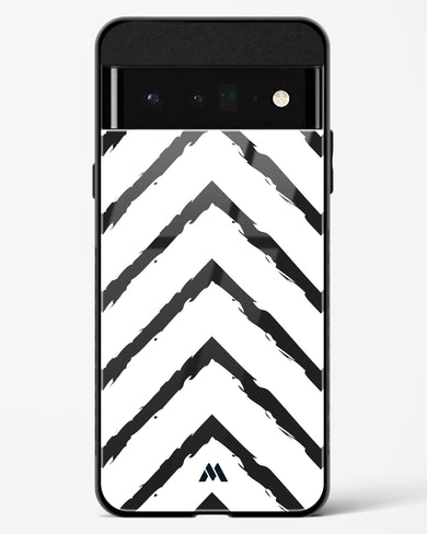 Calligraphic Zig Zags Glass Case Phone Cover (Google)