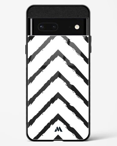 Calligraphic Zig Zags Glass Case Phone Cover (Google)