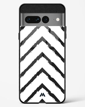 Calligraphic Zig Zags Glass Case Phone Cover (Google)