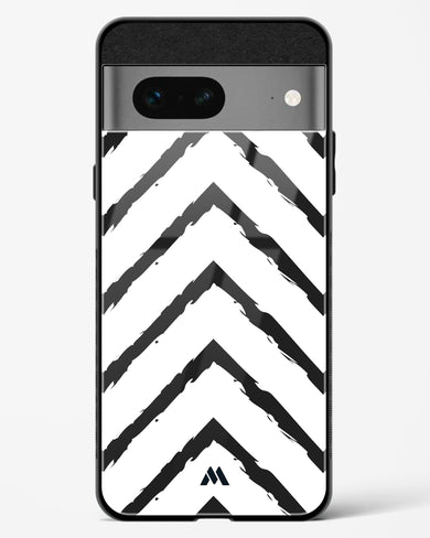 Calligraphic Zig Zags Glass Case Phone Cover (Google)