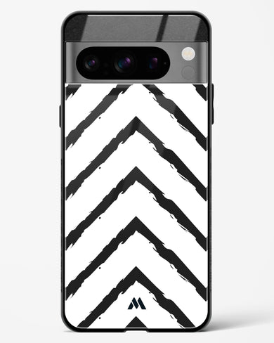 Calligraphic Zig Zags Glass Case Phone Cover (Google)