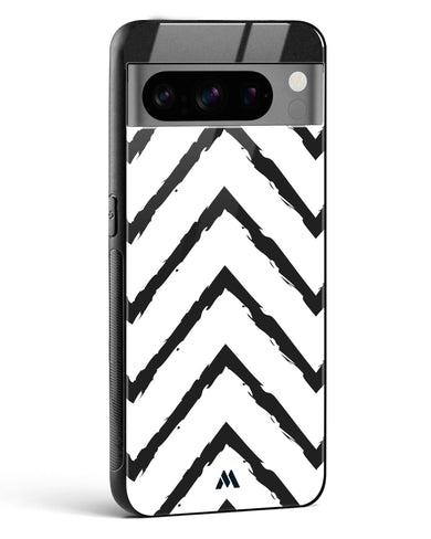 Calligraphic Zig Zags Glass Case Phone Cover (Google)