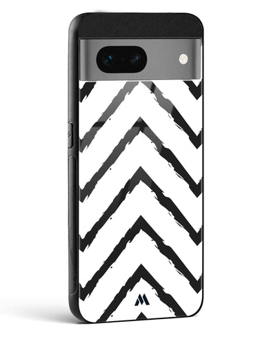 Calligraphic Zig Zags Glass Case Phone Cover (Google)