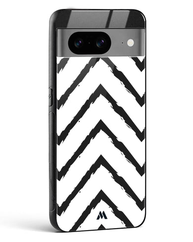 Calligraphic Zig Zags Glass Case Phone Cover (Google)