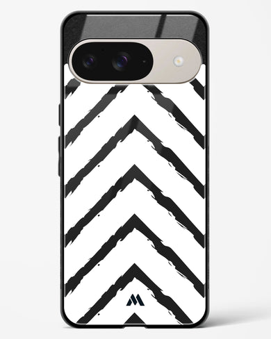 Calligraphic Zig Zags Glass Case Phone Cover (Google)