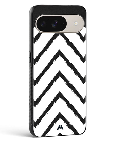 Calligraphic Zig Zags Glass Case Phone Cover (Google)