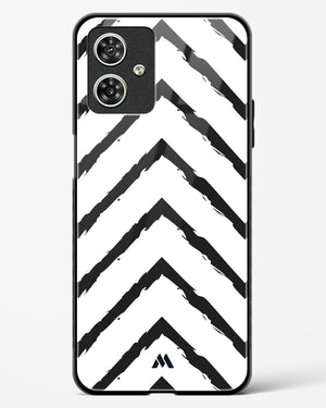 Calligraphic Zig Zags Glass Case Phone Cover (Motorola)