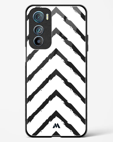 Calligraphic Zig Zags Glass Case Phone Cover (Motorola)