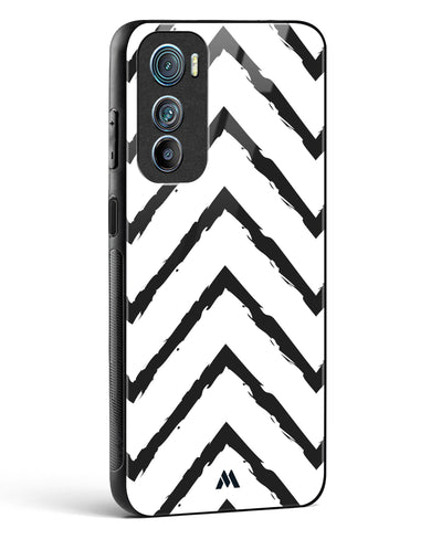 Calligraphic Zig Zags Glass Case Phone Cover (Motorola)