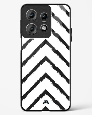 Calligraphic Zig Zags Glass Case Phone Cover (Motorola)