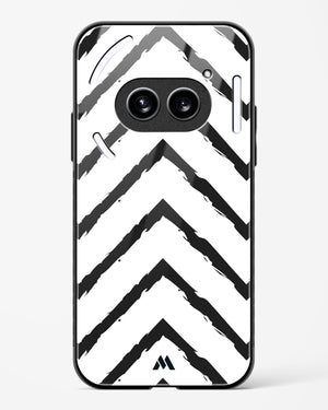 Calligraphic Zig Zags Glass Case Phone Cover (Nothing)