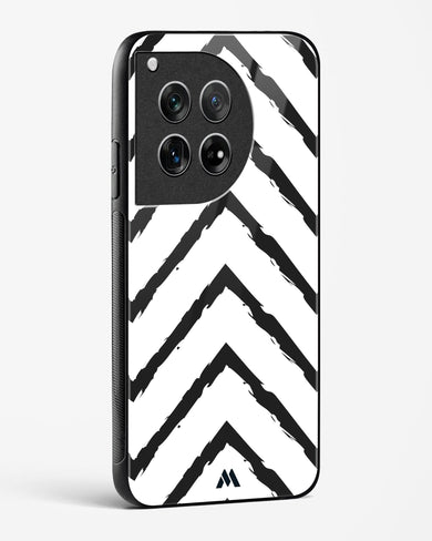 Calligraphic Zig Zags Glass Case Phone Cover (OnePlus)