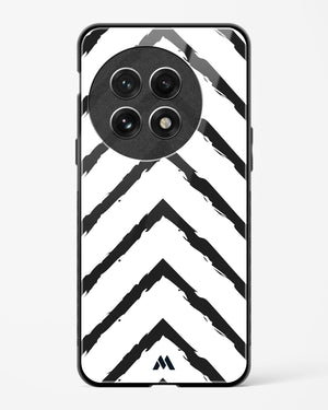 Calligraphic Zig Zags Glass Case Phone Cover (OnePlus)