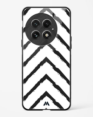 Calligraphic Zig Zags Glass Case Phone Cover (OnePlus)
