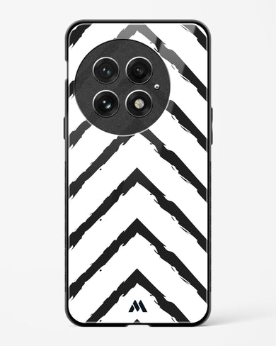 Calligraphic Zig Zags Glass Case Phone Cover (OnePlus)