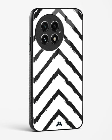 Calligraphic Zig Zags Glass Case Phone Cover (OnePlus)