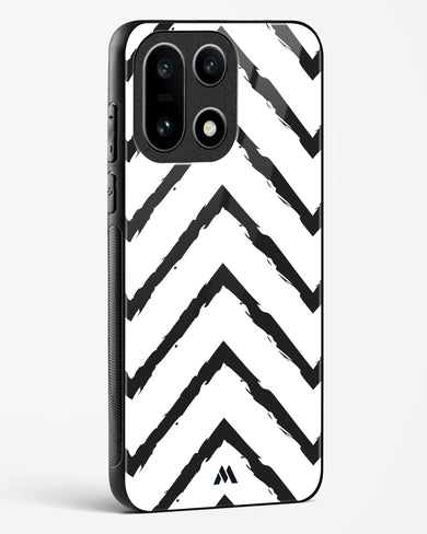 Calligraphic Zig Zags Glass Case Phone Cover (OnePlus)