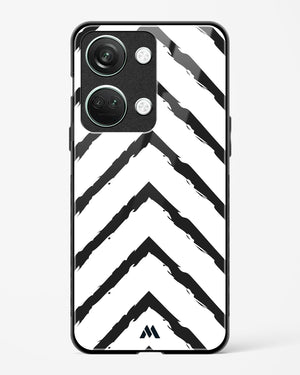 Calligraphic Zig Zags Glass Case Phone Cover (OnePlus)