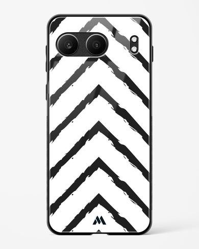 Calligraphic Zig Zags Glass Case Phone Cover (OnePlus)