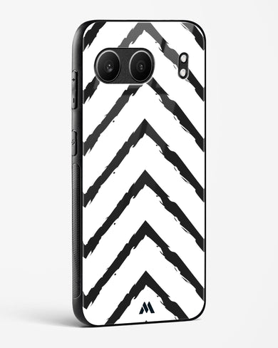 Calligraphic Zig Zags Glass Case Phone Cover (OnePlus)