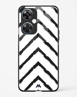 Calligraphic Zig Zags Glass Case Phone Cover (OnePlus)