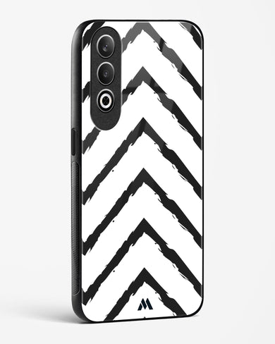 Calligraphic Zig Zags Glass Case Phone Cover (OnePlus)