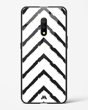 Calligraphic Zig Zags Glass Case Phone Cover (Oppo)