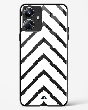 Calligraphic Zig Zags Glass Case Phone Cover (Realme)