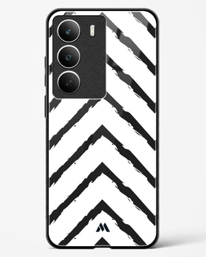 Calligraphic Zig Zags Glass Case Phone Cover (Realme)