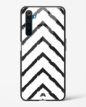 Calligraphic Zig Zags Glass Case Phone Cover (Realme)