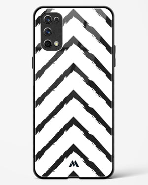 Calligraphic Zig Zags Glass Case Phone Cover-(Realme)