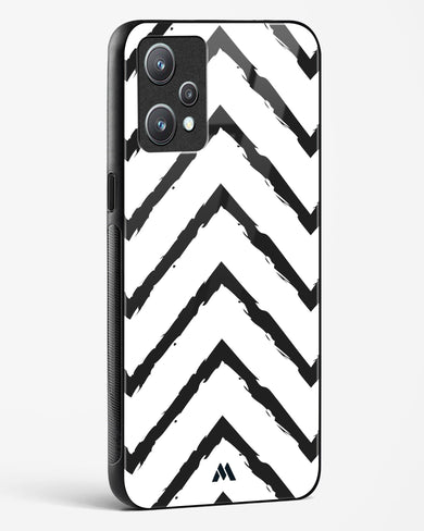 Calligraphic Zig Zags Glass Case Phone Cover (Realme)