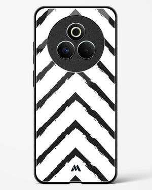 Calligraphic Zig Zags Glass Case Phone Cover (Realme)