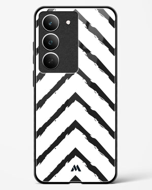 Calligraphic Zig Zags Glass Case Phone Cover (Realme)