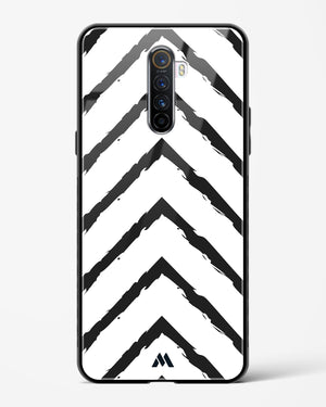 Calligraphic Zig Zags Glass Case Phone Cover (Realme)