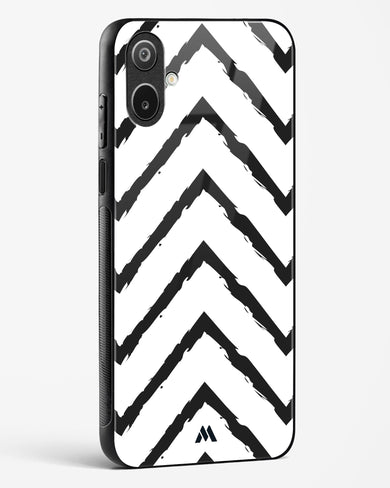 Calligraphic Zig Zags Glass Case Phone Cover (Samsung)