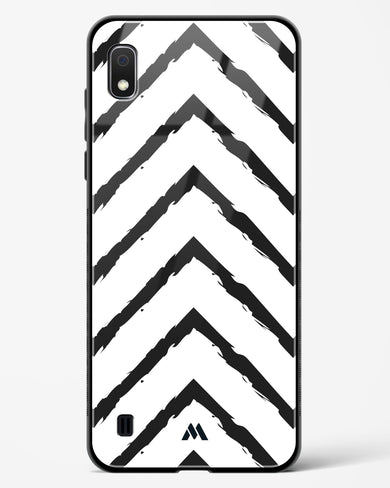 Calligraphic Zig Zags Glass Case Phone Cover-(Samsung)